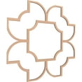 thumbnail image 3 of 83"W x 83"H x 3/8"T King Size Anderson Decorative Fretwork Wood Ceiling Panels, Alder, 3 of 10