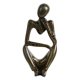 thumbnail image 2 of Conjunto de estatua de moderno, esculturas abstractas, decoración del hogar para estantería, mesa de café, estante, escritorio, decoración de Derecho L mayimx Escultura del pensador, 2 of 9