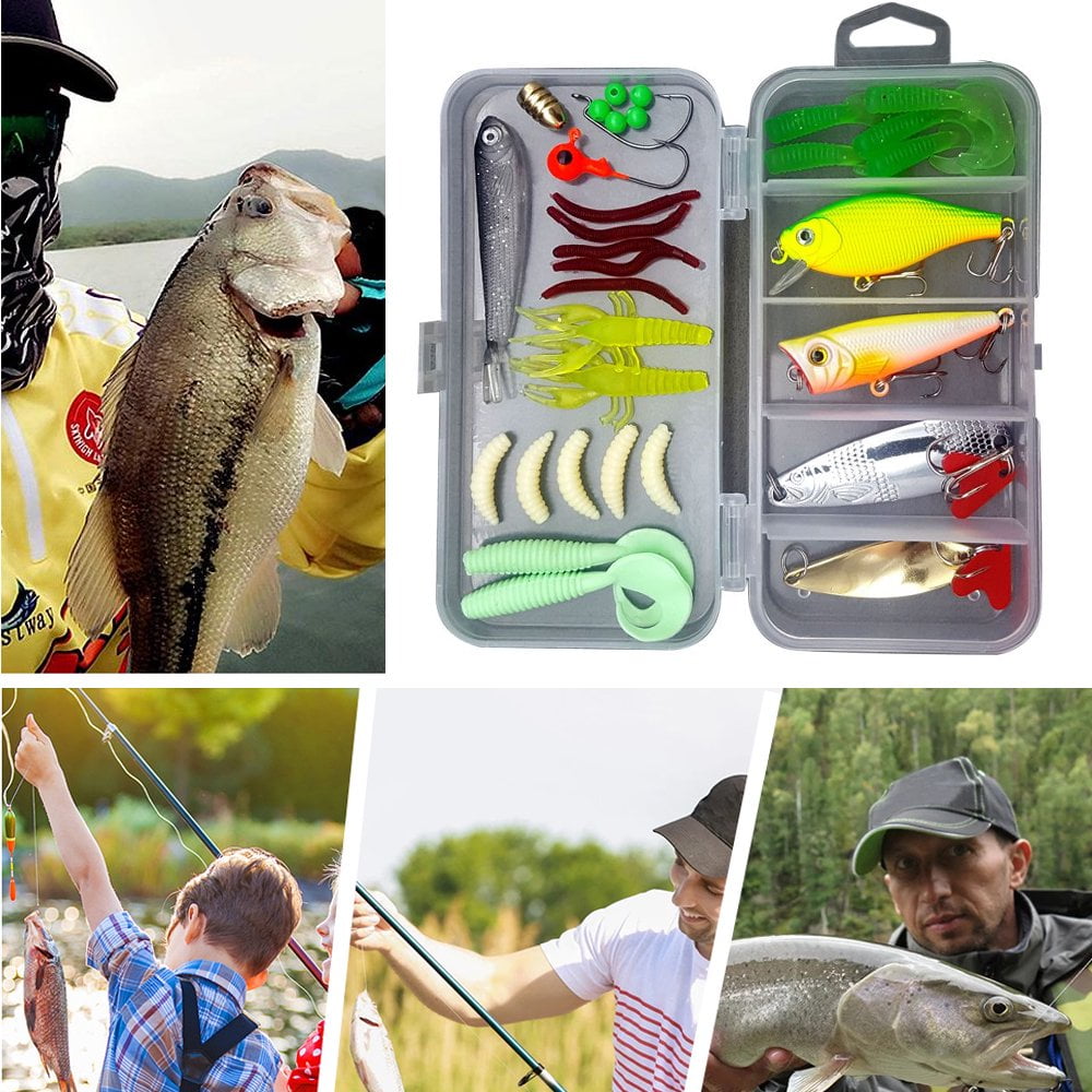 Fishing Lure Kit, Artificial Hard baits, Saltwater Fishing BaitTackle