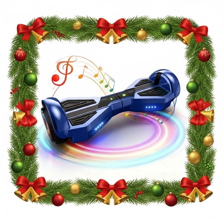 MOSTA All Terrain Self-Balance Scoote ,Electric Scooter Board for Kids & Adults with Bluetooth and Led Lights,6.5 inch,165 lbs capacity Perfect Gift