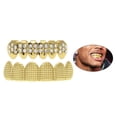 thumbnail image 3 of Moda Shining Grill, Hombres Mujeres Hip Hop Bottom Face Grills Oro Yuyangstore Parrillas de dientes de hip hop, 3 of 8