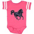 thumbnail image 3 of Inktastic Beautiful Galloping Black Horse Boys or Girls Baby Bodysuit, 3 of 5
