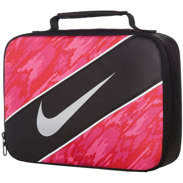 hot pink nike lunch box