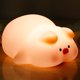 thumbnail image 2 of Pcapzz Piggy Night Light - Lámpara de noche recargable de 1200 mAh para bebé, control táctil, de silicona, para guardería, con 3 niveles de intensidad regulable, portátil, con temporizador de 30, 2 of 8