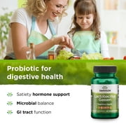 Swanson Lactobacillus Gasseri Probiotic, Digestive Health & Metabolism Support, 3 Billion CFU, 60 Veggie Capsules