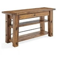 thumbnail image 1 of Alaterre Durango 54L Industrial Wood Console/Media Table with Two Shelves, 1 of 8