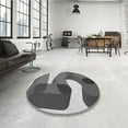 thumbnail image 3 of Ahgly Company Indoor Rectangle Patterned Gray Cloud Gray Area Rugs, 5' x 8', 3 of 6
