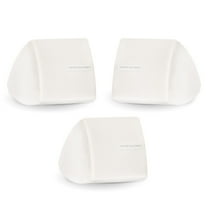 Theater Solutions TS30W Mountable Indoor Speakers White Bookshelf 3 Piece Pack