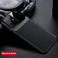 thumbnail image 2 of Leather case back cover Protective Cover Phone Case Glass Back Shell For Samsung Galaxy S20 Ultra (Black), 2 of 6
