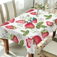 thumbnail image 4 of SKYSONIC Cute Print Tablecloth Waterproof Washable Polyester Square Table Cover Durable Tablecloth for Kitchen Dining Table Party Decor (60 X 120 Inch), 4 of 7