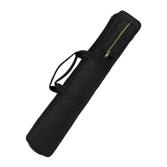 koolsoo Étui de Queue de Billard à 8 Trous Étui de Queue de Billard 1/2 Snooker Pochette de Queue de Billard Noir