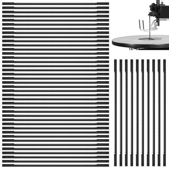 45Pcs 5-Inch Pin End Scroll Saw Blade, 18TPI Scroll Saw Blade Pin End Replacement for 3921/3922 SK5, for Wood, Plastic