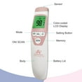 thumbnail image 6 of Amplim No Touch Forehead Thermometer, Touchless Digital IR Infrared Thermometer for Babies, Kids, Teens, Adults | Accurate Medical Grade, FSA HSA Approved | Fever Alarm, Auto Off | Pink, 6 of 7