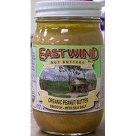East Wind Peanut Butter Smooth 16 OZ (Pack of 12)