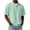 Mint Green#button shirts, variant on Hesxuno Men Corduroy Polos Shirts Fashion 4 Button Tennis Tops Loose Stylish Comfortable Golf Shirt Basic Solid Collared Tees Brown S