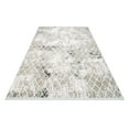thumbnail image 2 of Lila Grey Geometric Acrylic Area Rugs for Living Room Jacquard Textured Modern Rugs Soft Geometric Rug for Bedroom Mid Century Washable Rug Non-Slip Bohemian Perfect for Dining Room Office, 2 of 4