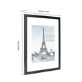 thumbnail image 6 of Scholartree 5-Pack Picture Frames, 8x10 with Mat & 11x14 Without Mat, Shatter-Safe Wall Gallery Set,Black, 6 of 7