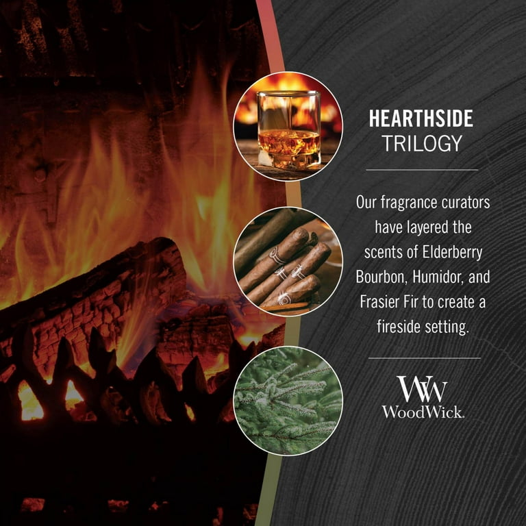 WoodWick Trilogy Hearthside - Large Hourglass Candle - Walmart.com