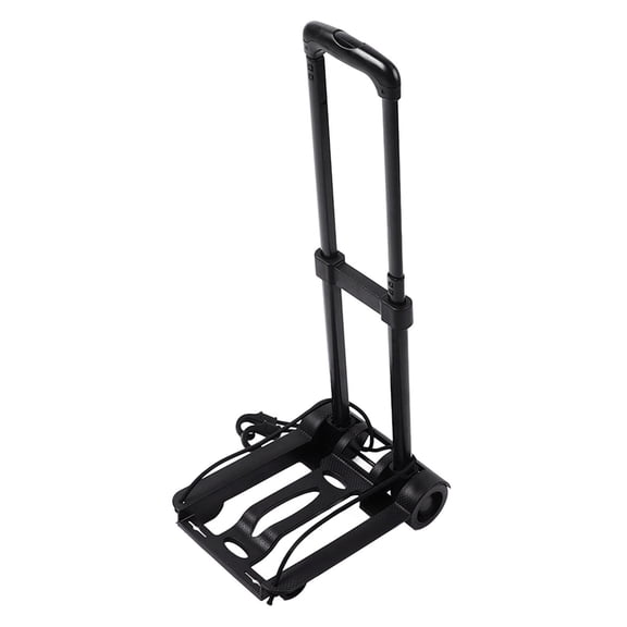 Suodoka Folding Hand Truck with Retractable Tie Rod – Lightweight, Large‑Capacity Luggage Cart for Travel & Shopping