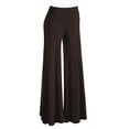 thumbnail image 3 of Made by Johnny Women's Chic Palazzo Lounge Pants XXXL BROWN, 3 of 6
