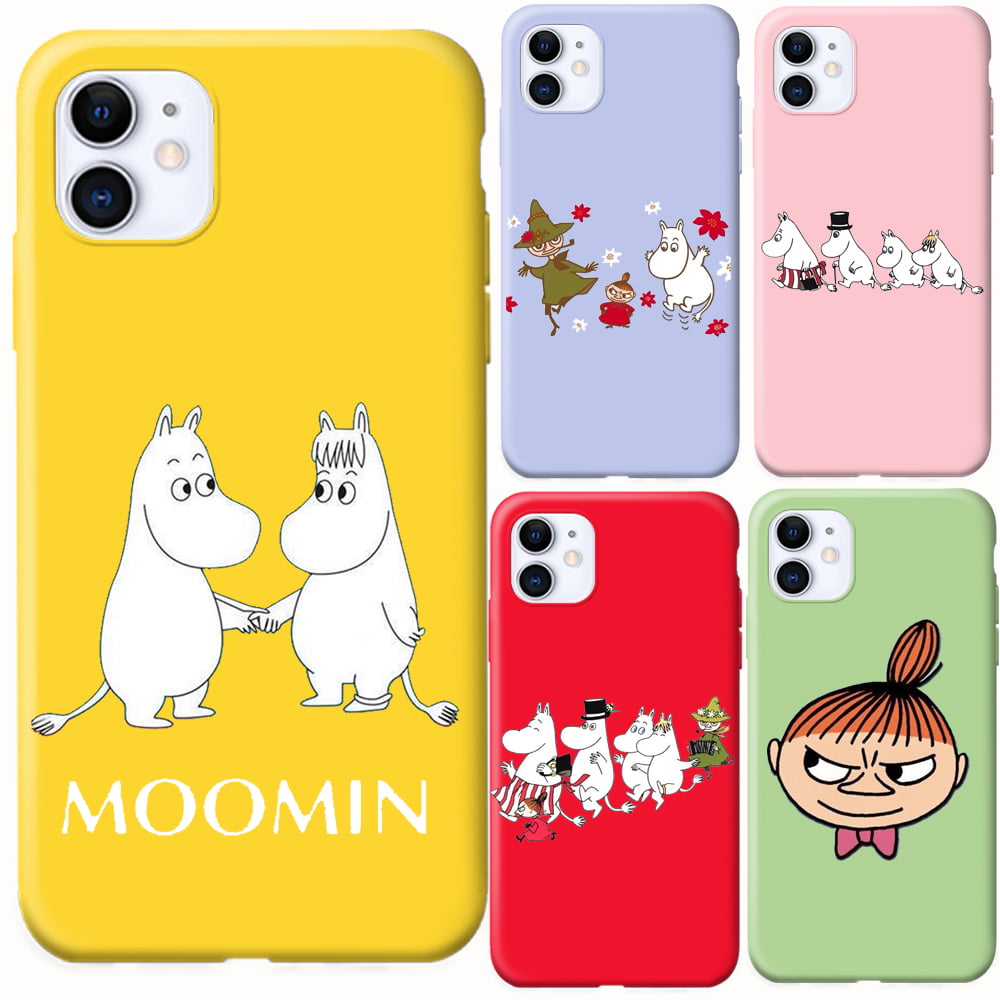 Cute Cartoon Moomin Phone Case For iPhone 13 13Pro 13Pro Max 12 12Pro 12Pro Max11 11 Pro Max XS XR X 6S 7 8 Plus
