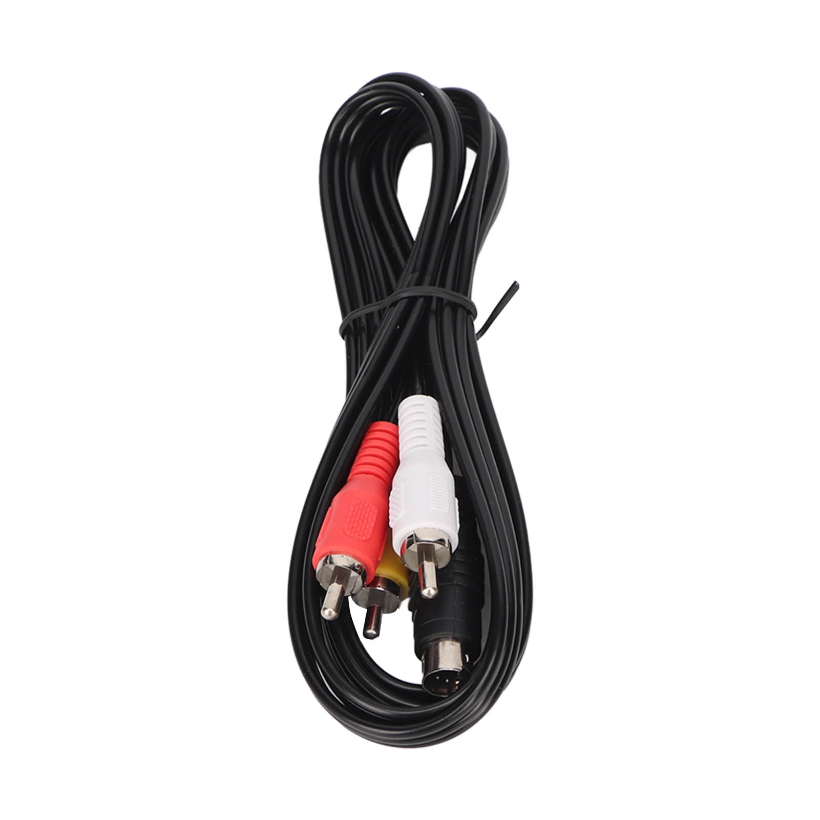 4 Pin Mini Din S Video To 3 Adapter, MINI DIN 4PIN To 3RCA Cable Red