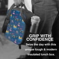 thumbnail image 6 of Lsque Dogs Riding Skateboard Lunch Bag Lunch Box for Women Men Reusable Insulated Lunch Tote Bag,Leakproof Thermal Cooler Sack Food Handbags Case High Capacity, 6 of 9