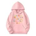 thumbnail image 4 of 67 Six Seven Letter Hoodies Sweatshirts For Kids Hoodies Sweatshirts Casual Kids Graphic Hooded Sweatshirt Unisex Pullover Soft Athletic Top For Boys And Girls Pink 140(9-10 Years), 4 of 8