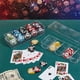 thumbnail image 4 of 2 bandejas transparentes para fichas de póker, de plástico, para casino. Incluye soporte y estuche para fichas de póker con tapa., 4 of 7