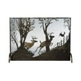thumbnail image 3 of Meyda Tiffany 113656 44" W X 31.5" H Deer On The Loose Fireplace Screen - Copper, 3 of 5