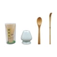 thumbnail image 3 of Juego de ceremonia del té matcha, juego de batidor de matcha, cuchara de té, soporte para batidor, regalo para batidor de té, juego completo de té matcha novedoso cian, 3 of 9