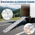 thumbnail image 2 of QinaQin 2 PC 60x12 in Aluminum Loading Ramp for Trailer, Silver, 2 of 7