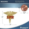 thumbnail image 3 of PinMart's Certified Nursing Assistant Caduceus Blue CNA Lapel Pin - 25 Pack, 3 of 6