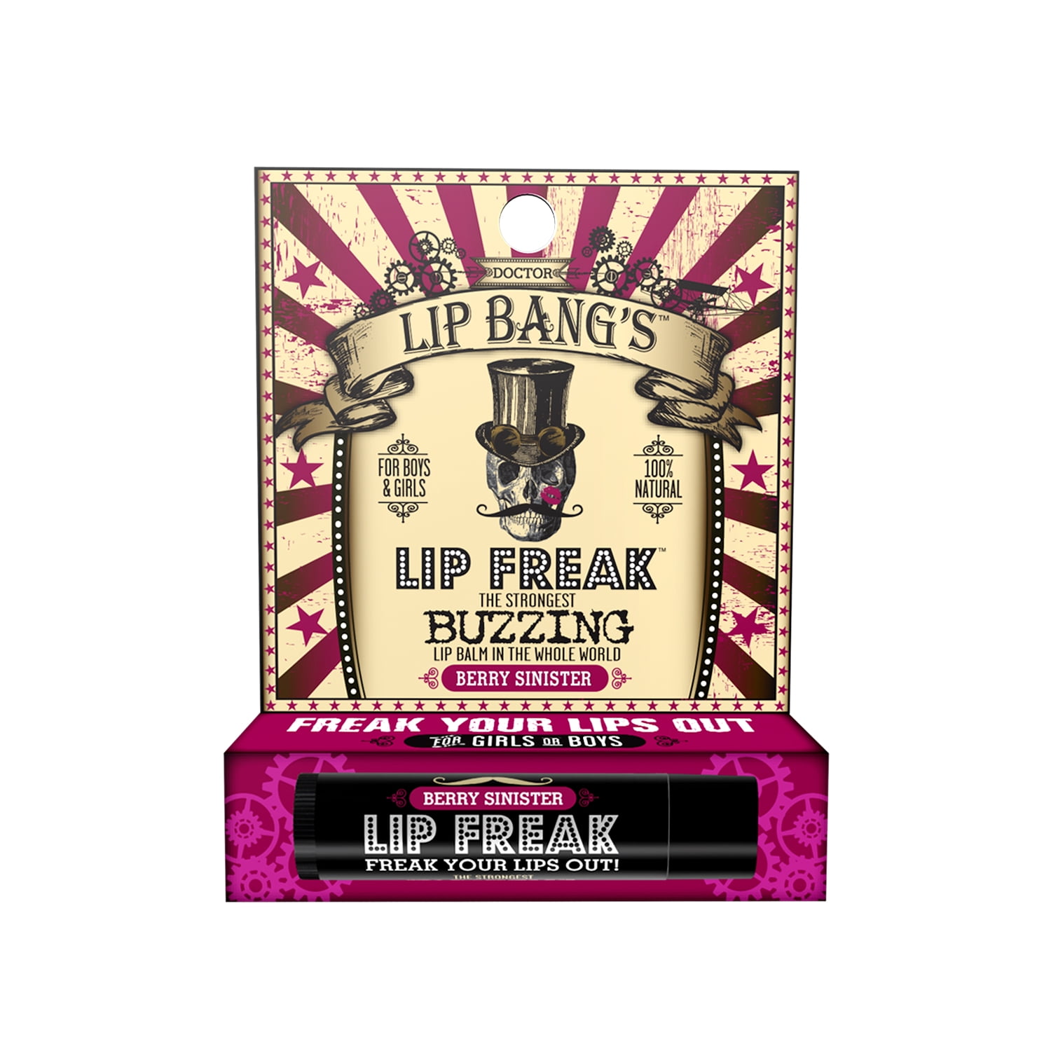 Dr. Lip Bang's Lip Freak 0.15 Oz. - Berry Sinister