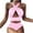 Pink, variant on YEAHITCH Womens Swimsuit,Juniors Swimsuit,Clearance Swimsuit,Two-Piece Sets,Off-the-Shoulder,High WaistOrange,L (US:8)
