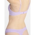 thumbnail image 2 of No Boundaries Cotton Hi Cut Thong Women's and Women's Plus, Sizes XS-XXXL, 2 of 4