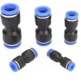 thumbnail image 4 of Rawiri 50 piezas Pu-4 Pu-6 Pu-8 Pu-10 Pu-12 Conector neumático de liberación rápida Empuje neumático Conector neumático recto de plástico Accesorios rápidos de aire, 4 of 5