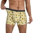 thumbnail image 3 of Men's Boxer Briefs, Sunflowers Beautiful Soft Comfy Mens Underwear Boxer Briefs Breathable With Widen Waist, 3 of 7