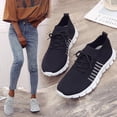 thumbnail image 4 of Xinyolin Women Casual Walking Sneakers Lace Up Soft Shoes Mesh Breathable Shoes Trainers, 4 of 8