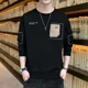 thumbnail image 2 of Ropa de hombre Camiseta de cuello redondo para hombre Sudaderas Top negro Estampado Bordado Casual Normal Xl Ajuste regular Algodón Y2k Venta, 2 of 5