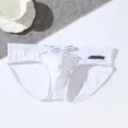 thumbnail image 1 of Aussiebum men's low waist elastic comfortable fashionable sexy swimming trunks White M, 1 of 5