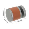 thumbnail image 4 of OULII Rectangular Lock Body Deadbolt Single Sided Deadbolt Locking Mechanism Brown Texture 1Set, 4 of 8