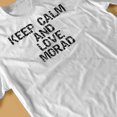 thumbnail image 3 of MORAD Original TShirts Keep Calm And Love Personalize Homme T Shirt Funny 6XL Xinyi, 3 of 7