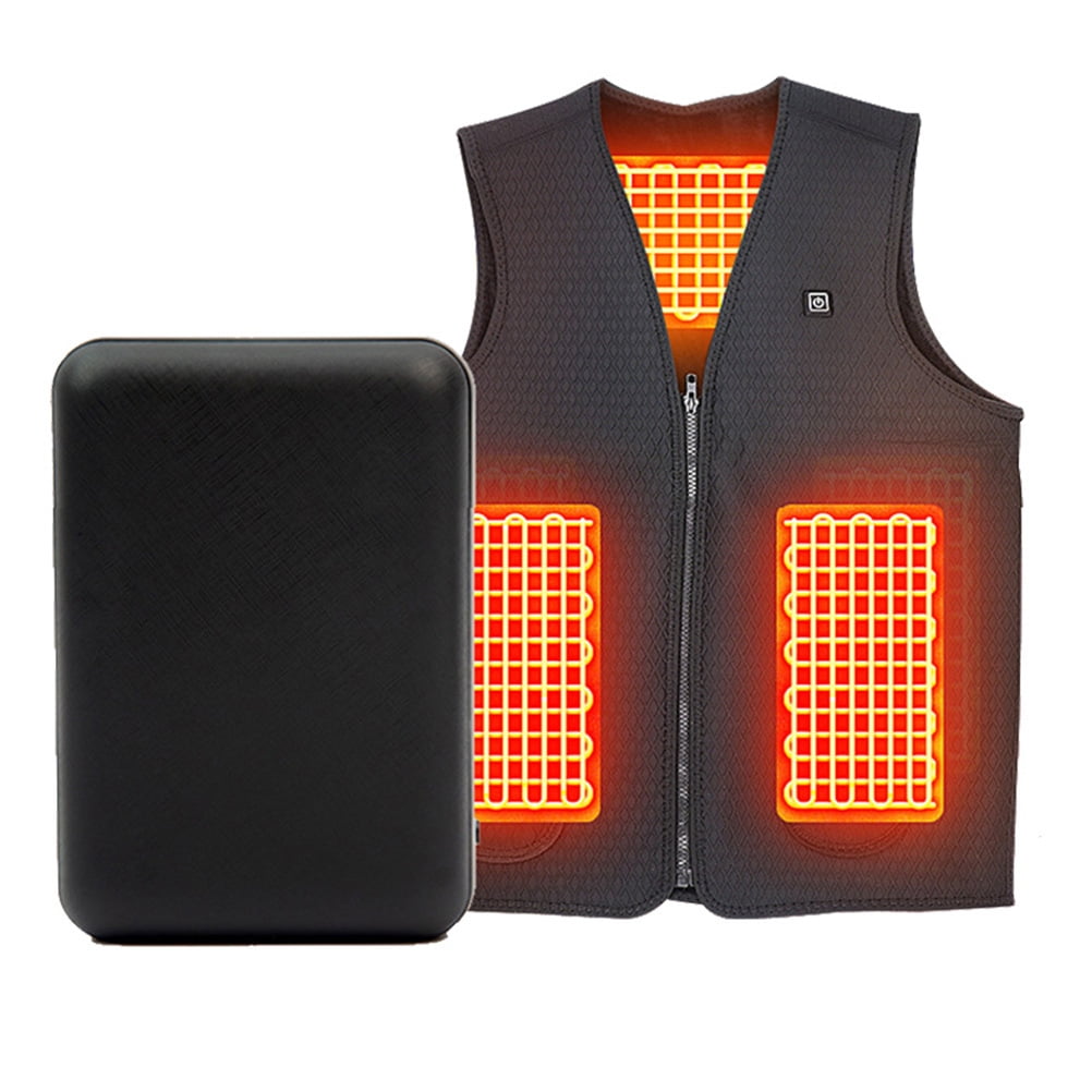 SQLEA 5V 2.1A 10000mAh Power Bank Dual USB Power Bank Charger for Heated Jacket Heated Vest and Heated Pants