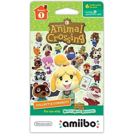 Animal Crossing Series 1 Single Pack of 6 Cards