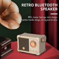 thumbnail image 3 of Retro Wireless Bluetooth Speaker - Portable Vintage Rechargeable Mini Speaker with Powerful Sound, USB/TF, 3 of 5