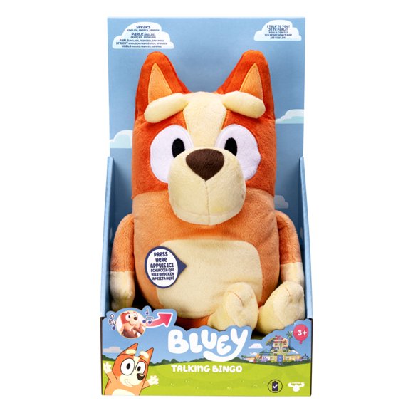 BLUEY EFFETS SONORES PELUCHE BINGO