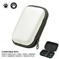 thumbnail image 2 of EVA Hard Carrying Case for Handheld Game Consoles, Shockproof Storage Box with Joystick Caps, Multi-Layer Protective Cover for Portable Gaming Devices(White), 2 of 7