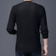 thumbnail image 3 of Gibobby Suéteres para hombre Suéter de Punto Trenzado con Botones y Bolsillos para Hombre(Negro,M), 3 of 5