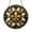Acrylic 3.5 Inch, variant on Classic Fleur De Lis Stained Glass Style Suncatcher, Elegant Emblem Window Hanging Decor for Living Room Bedroom Home Gift